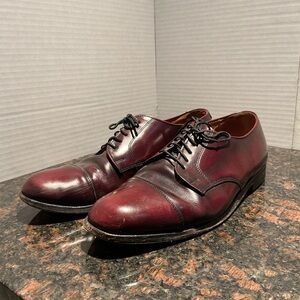 Cole Haan Men's Dark Red Leather Oxfords